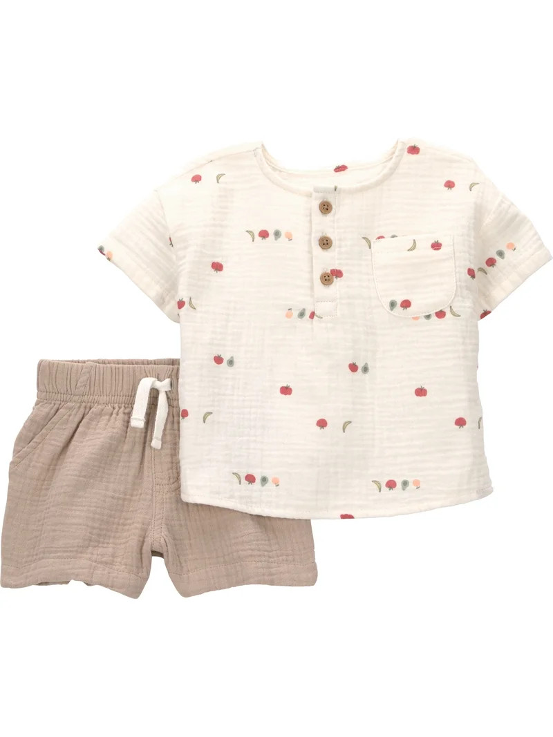 Carter's Child of Mine Baby Boy Outfit Set, 2-Piece, Sizes 0/3-24 Months | Walmart (US)