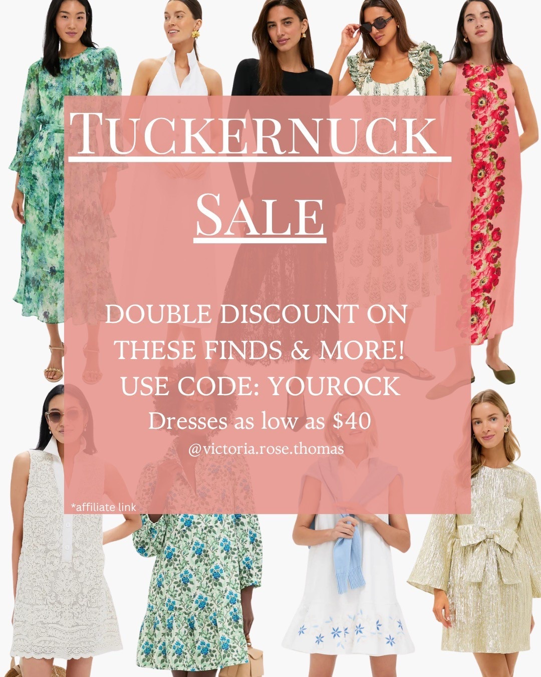 Double Discount on these Tuckernuck finds with code YOUROCK
There are some great spring dresses, Easter dresses, vacation dresses, women’s dresses, and red white and blue dresses, wedding guest dress
Stylewithnosecrets 
Deal
Steal
Save
Sale
Tuckernuck
Tnuck 

#LTKootd #LTKWedding #LTKSaleAlert