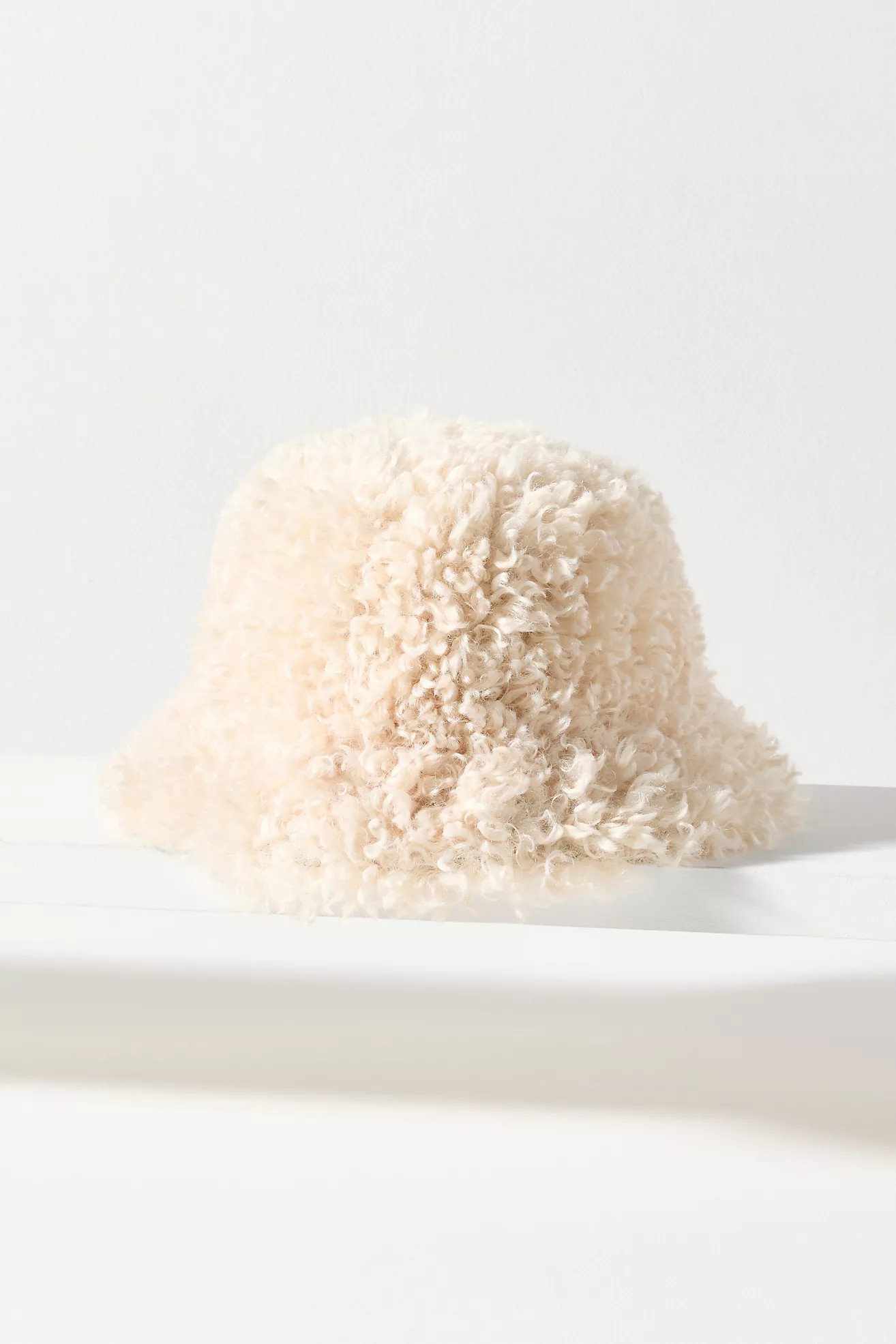 Curly Sherpa Fleece Bucket Hat | Anthropologie (US)