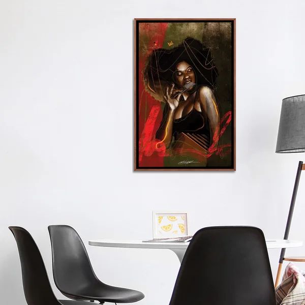Her Afro Pick by Chuck Styles - Graphic Art Print | Wayfair North America