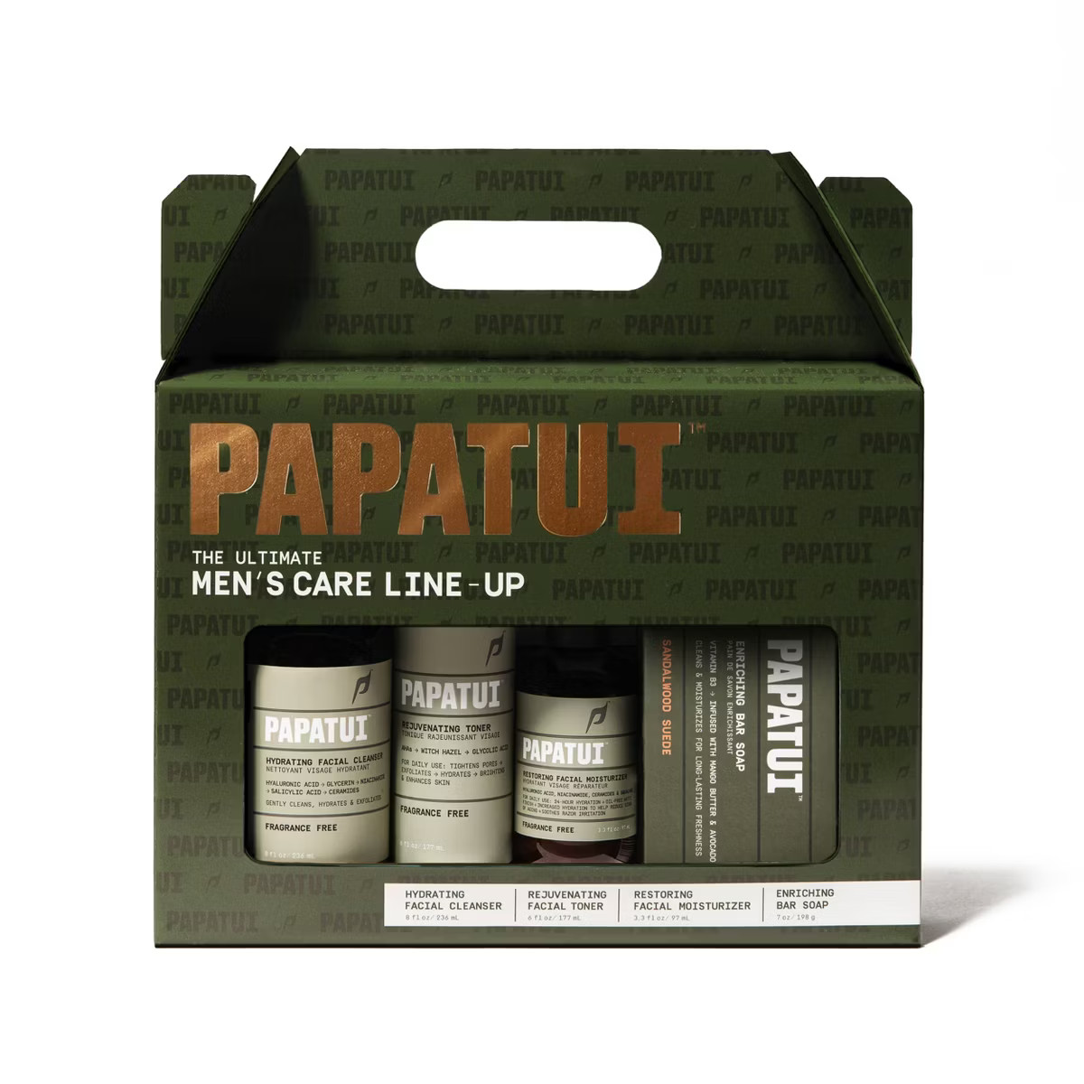 Papatui Men's Bath & Body Care Pack - 4ct | Target