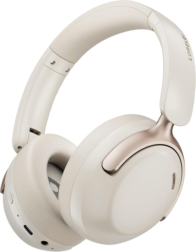 LORELEI Q30 Bluetooth Headphones Over Ear,60H Playtime & 3 EQ Music Modes,BT6.0 Headphones Wirele... | Amazon (US)