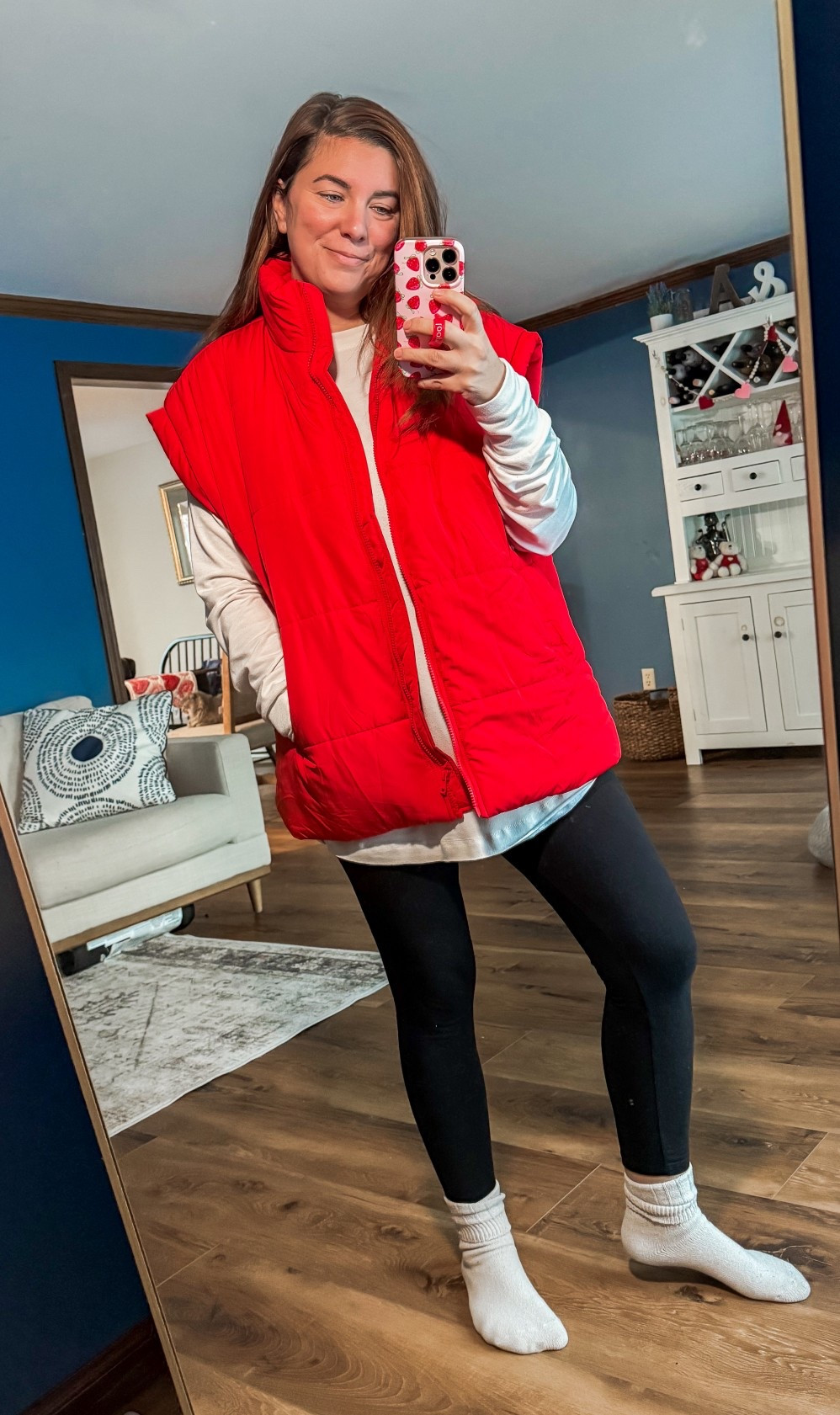 Just a girl snowed in! This vest is so cute & warm though!

#LTKgrwm #LTKootd #LTKdayinmylife