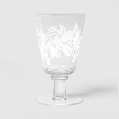 11.1 fl oz Holly Berry Wine Glass - Threshold™ | Target