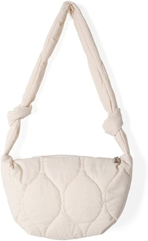 YFGBCX Quilted Tote Bags for Women Lightweight Quilted Padding Shoulder Bag Down Cotton Padded La... | Amazon (US)