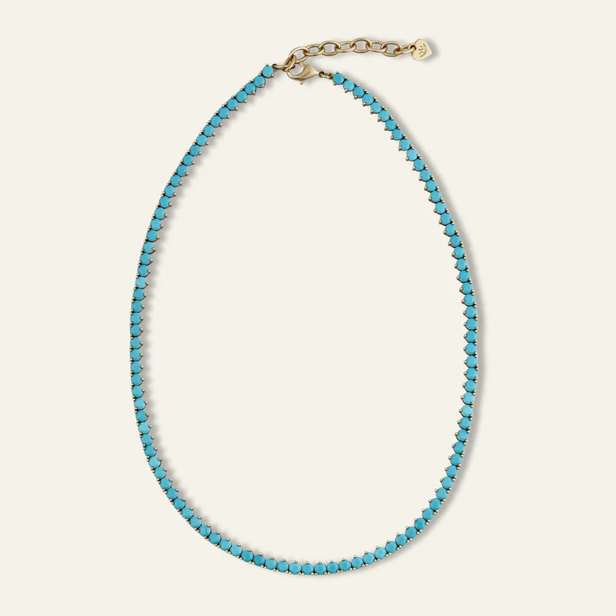 Turquoise Tennis Necklace | HART