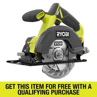 ONE+ 18V Cordless 5 1/2 in. Circular Saw (Tool Only) | The Home Depot