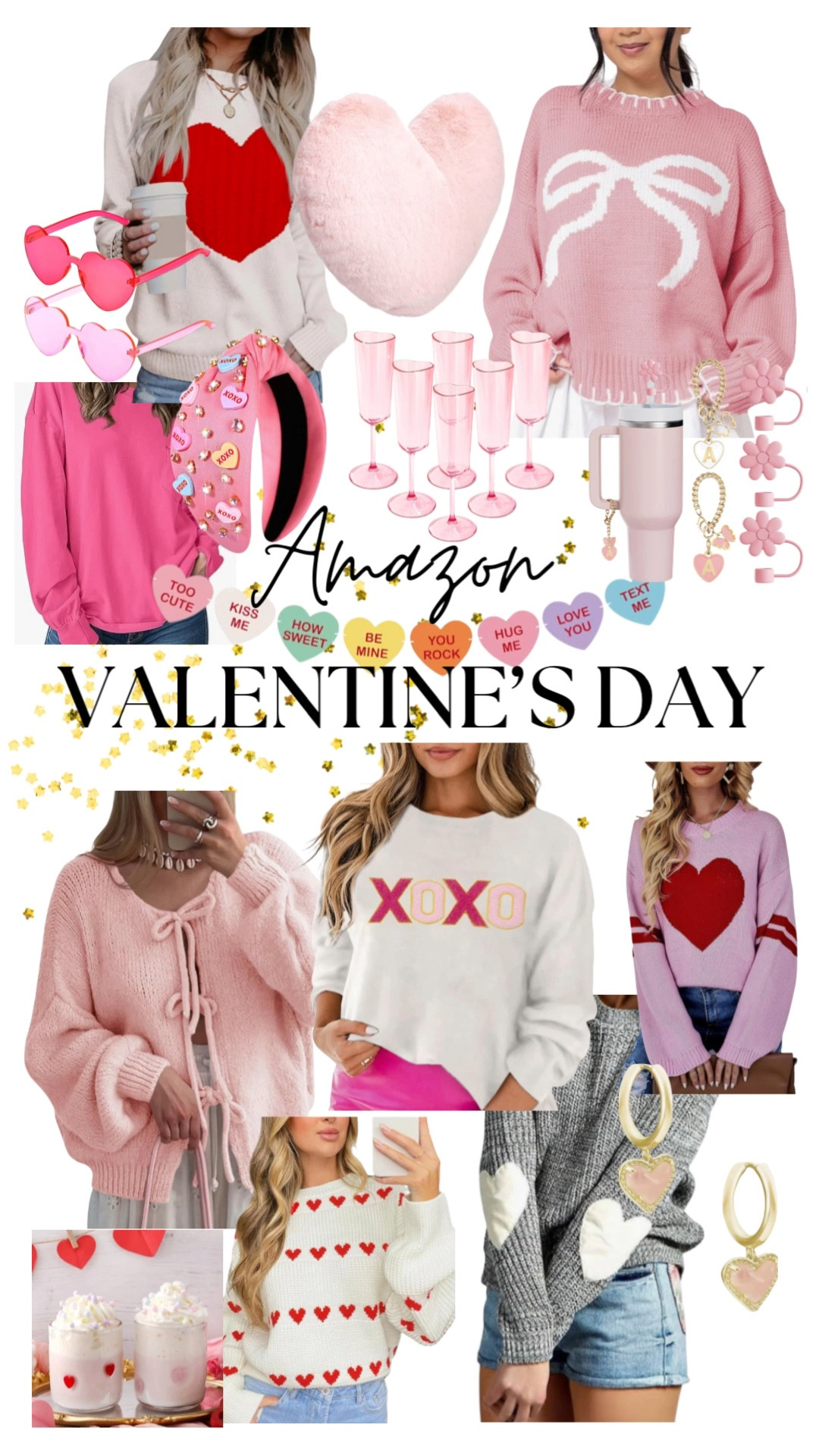 Amazon Valentine’s Day - sweaters, glasses, Stanley cup, decor 

#LTKSeasonal #LTKFindsUnder100 #LTKFindsUnder50