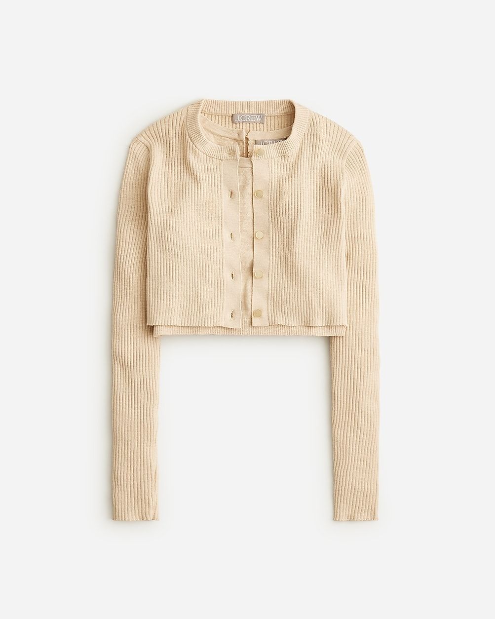 Cropped shell and cardigan sweater set | J.Crew US