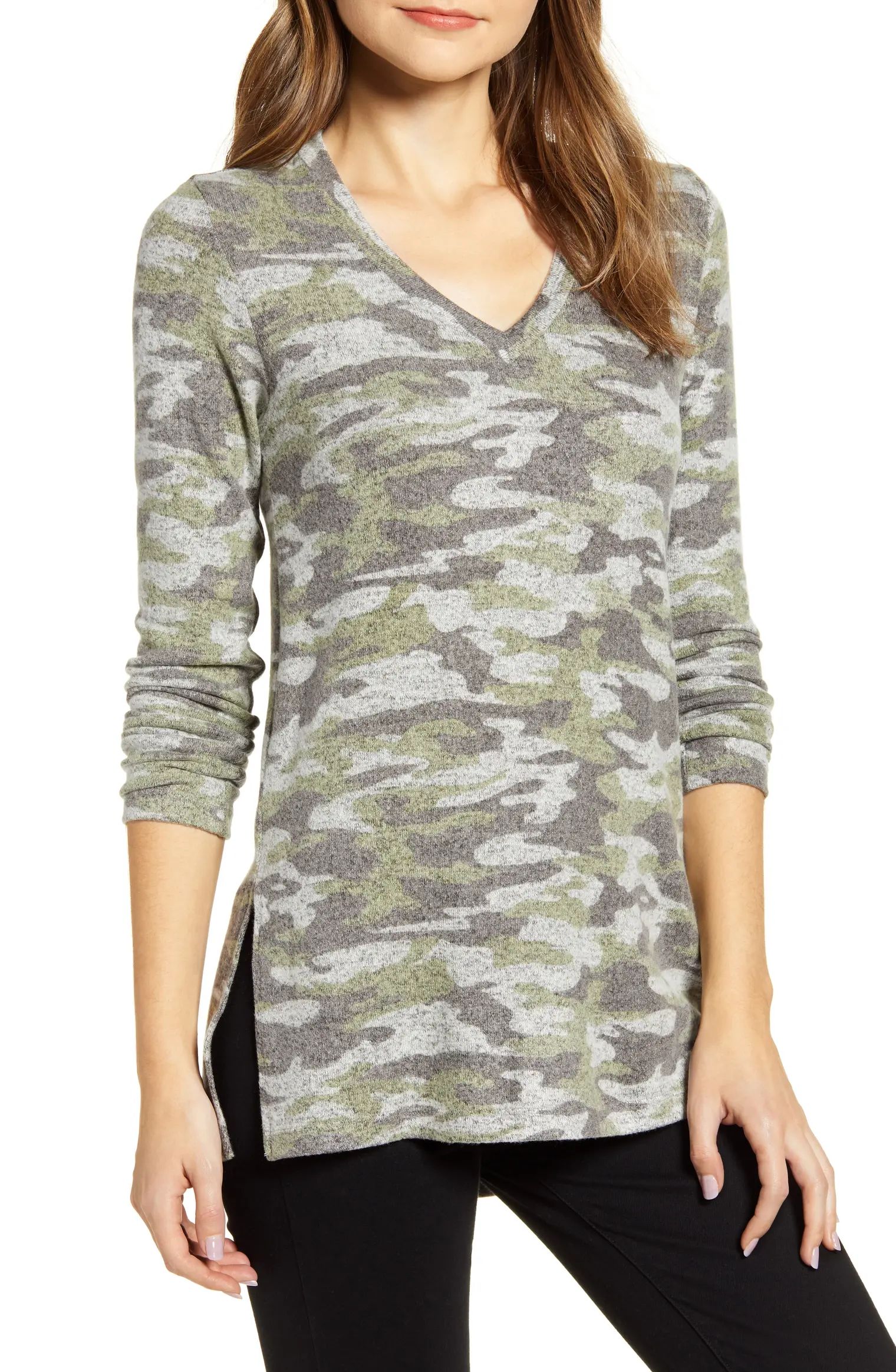 Cozy V-Neck Tunic | Nordstrom