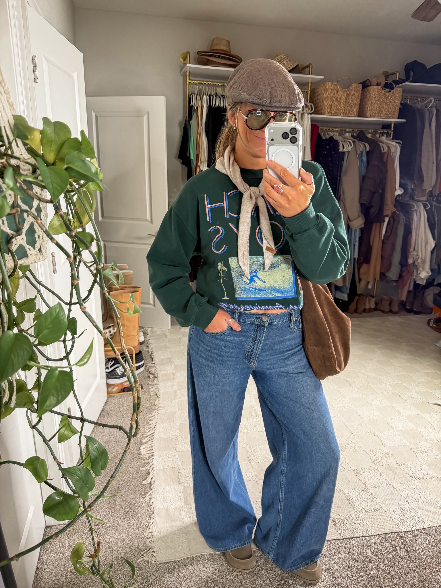 medium sweatshirt (runs big), 30 tall jeans (50% off!) 11 shoes 
Also saved 🇨🇦 link for jeans 

#LTKOver40 #LTKTall #LTKootd