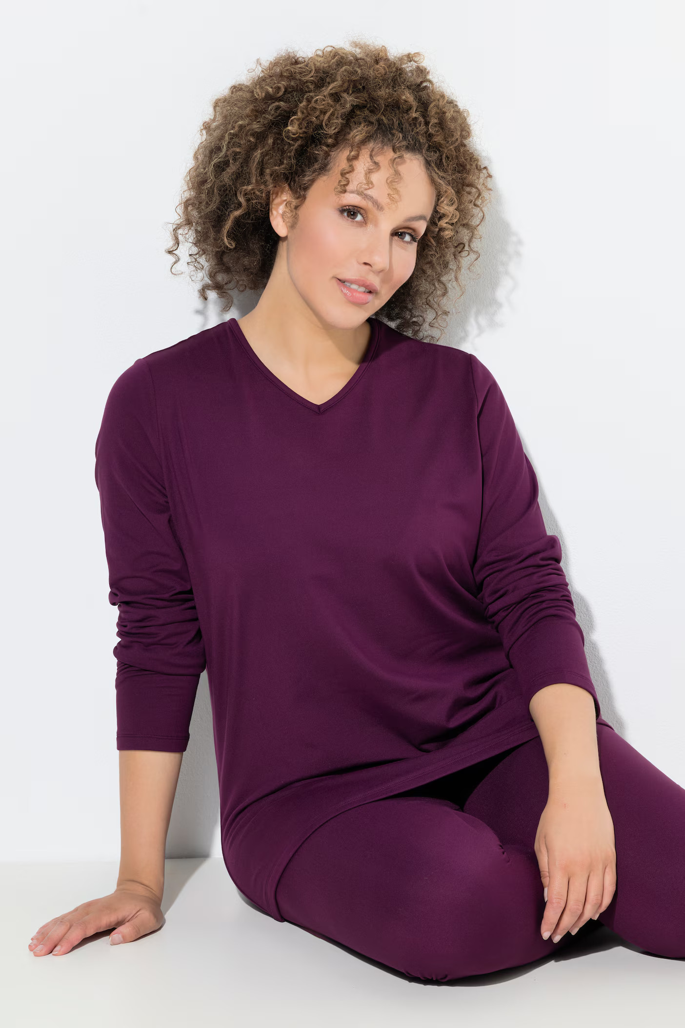 Versatile Headband & Stretch Knit Top Set | Ulla Popken - US