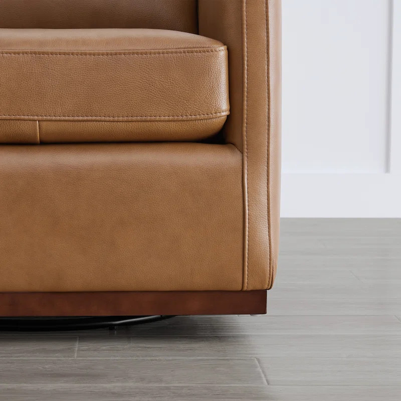 Benten Upholstered Swivel Armchair (Set of 2) | Wayfair North America