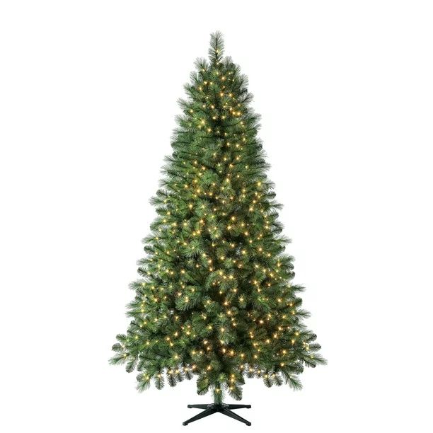Evergreen Classics Pre-Lit Westwood Pine Artificial Christmas Tree, Clear, 7.5' - Walmart.com | Walmart (US)
