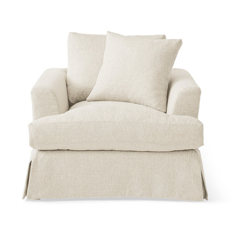 Ava Slipcovered Chair | Grandin Road | Grandin Road