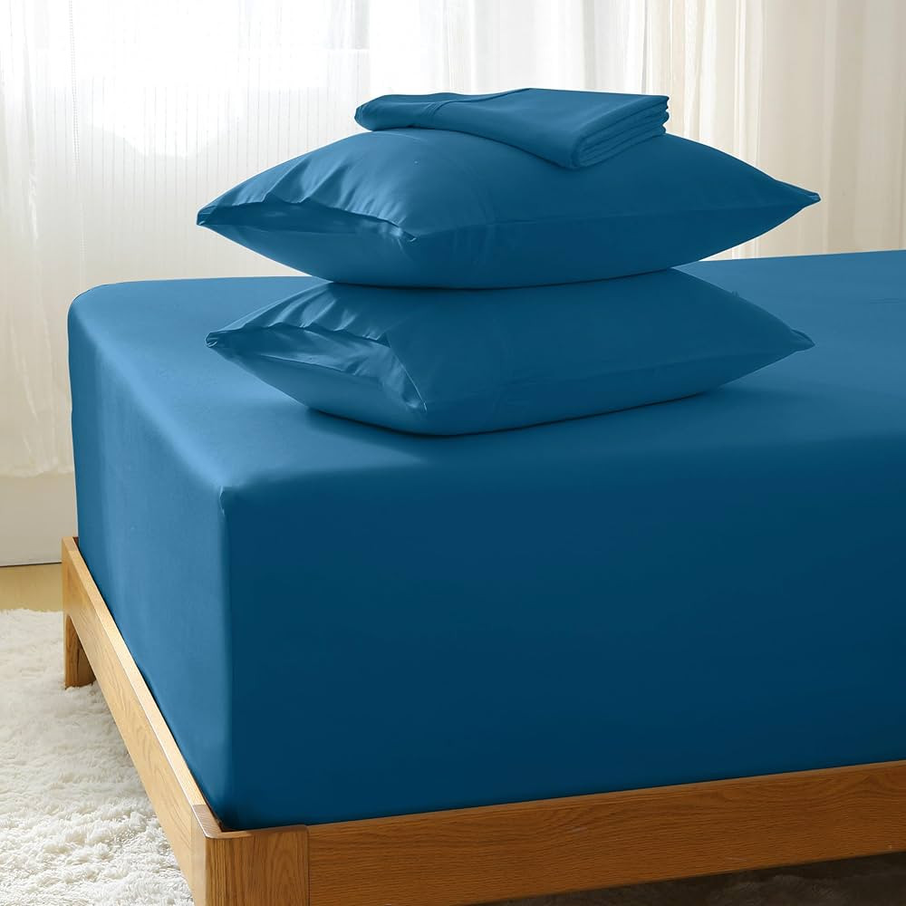 GOKOTTA Luxury 100% Bamboo Rayon Sheets I Sheets with Elastic Corner Straps I 24" Extra Deep Pock... | Amazon (US)