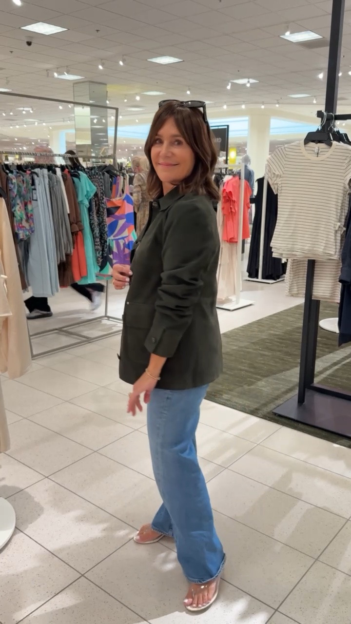 This Vince suede jacket is SO GOOD. I love everything about it. It feels cool and modern, yet polished and elevated. Fit runs true to size. This is an investment, but wow- it is so, so good.

#LTKSeasonal #LTKOver40 #LTKSaleAlert