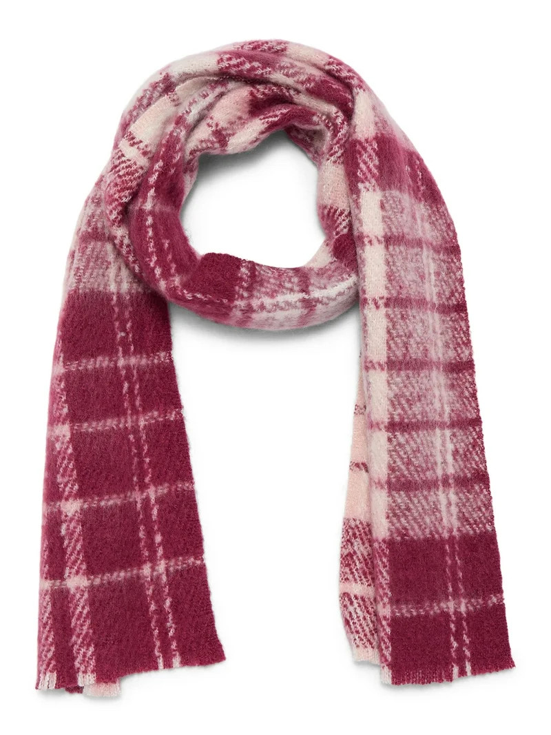 Madden NYC Women's Beanie Hat and Scarf Gift Set, 2-Piece, Burgundy | Walmart (US)