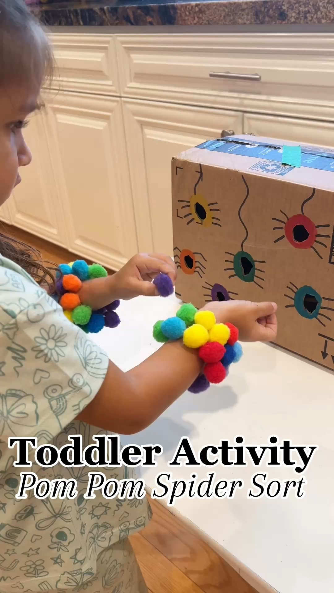 Pom Pom Match 🕷️

Comment SHOP and I’ll send you a DM with everything I used for this activity! 💌

✨ Benefits of this activity:
🌈 Builds color recognition
🖐️ Strengthens fine motor skills
🕷️ Encourages problem solving
🎨 Hands-on learning through play
😊 Keeps toddlers entertained and engaged

So simple to set up, and the pom pom bracelet was my daughter’s favorite part! 💛

#LTKHalloween #LTKKids