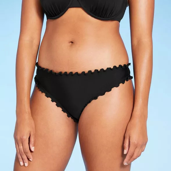 Women's Ruffle Cheeky Bikini Bottom - Shade & Shore™ | Target