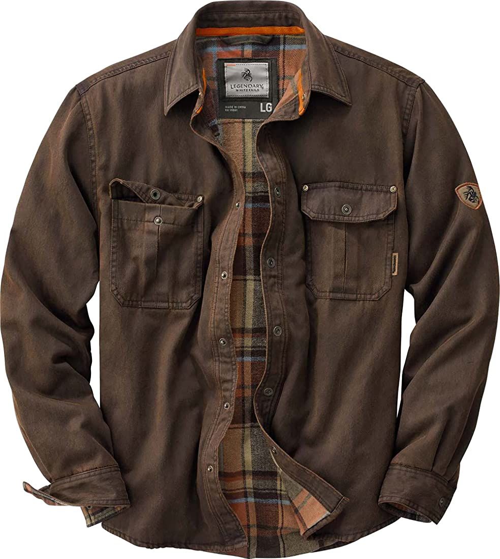 Legendary Whitetails Men's Journeyman Shirt Jacket | Amazon (US)