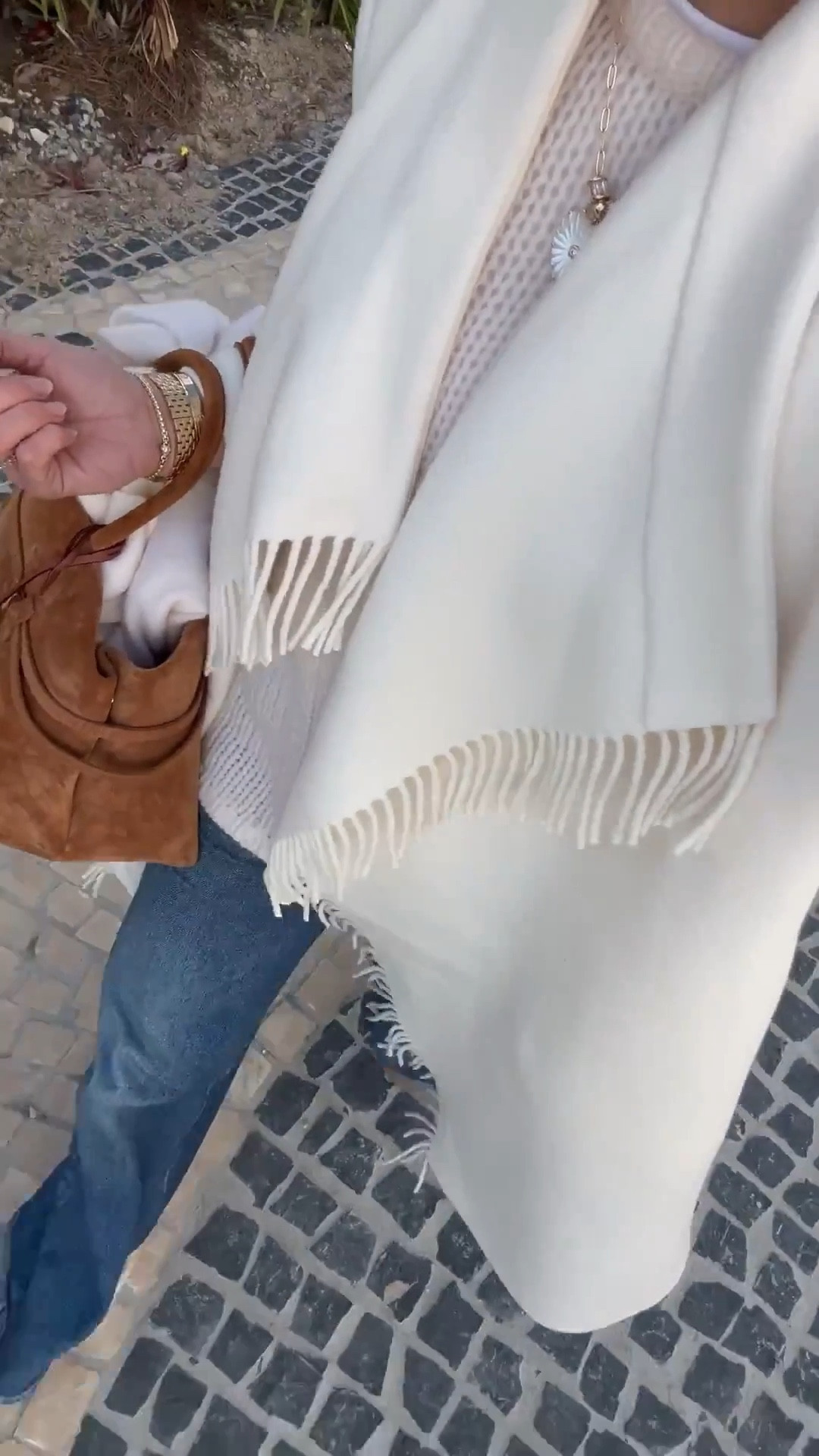 Such a chic fringe coat — I'm wearing size small.

#LTKootd #LTKSeasonal