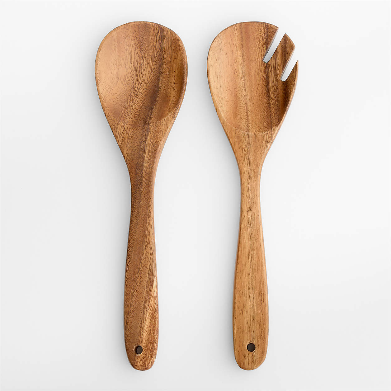 Tondo Acacia Servers, Set of 2 + Reviews | Crate & Barrel | Crate & Barrel