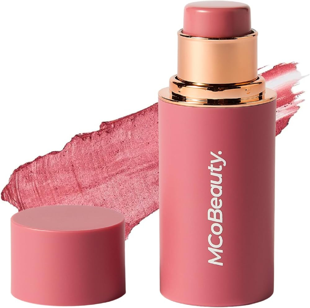 MCoBeauty Baby Face Cream Blush Stick - Peony Rose - Cheek & Lip Tint Stick | Amazon (US)