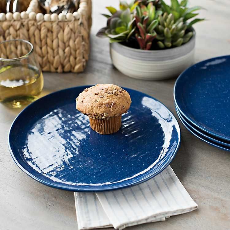 New! Blue Simple Things Dinner Plate | Kirkland's Home