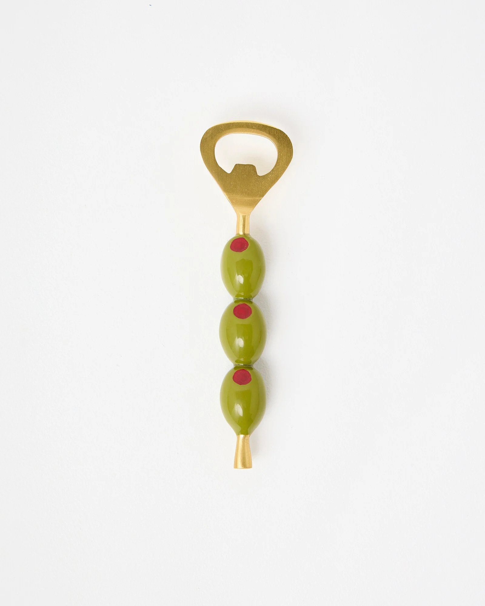 Olive Handle Gold Bottle Opener | Oliver Bonas | Oliver Bonas (Global)