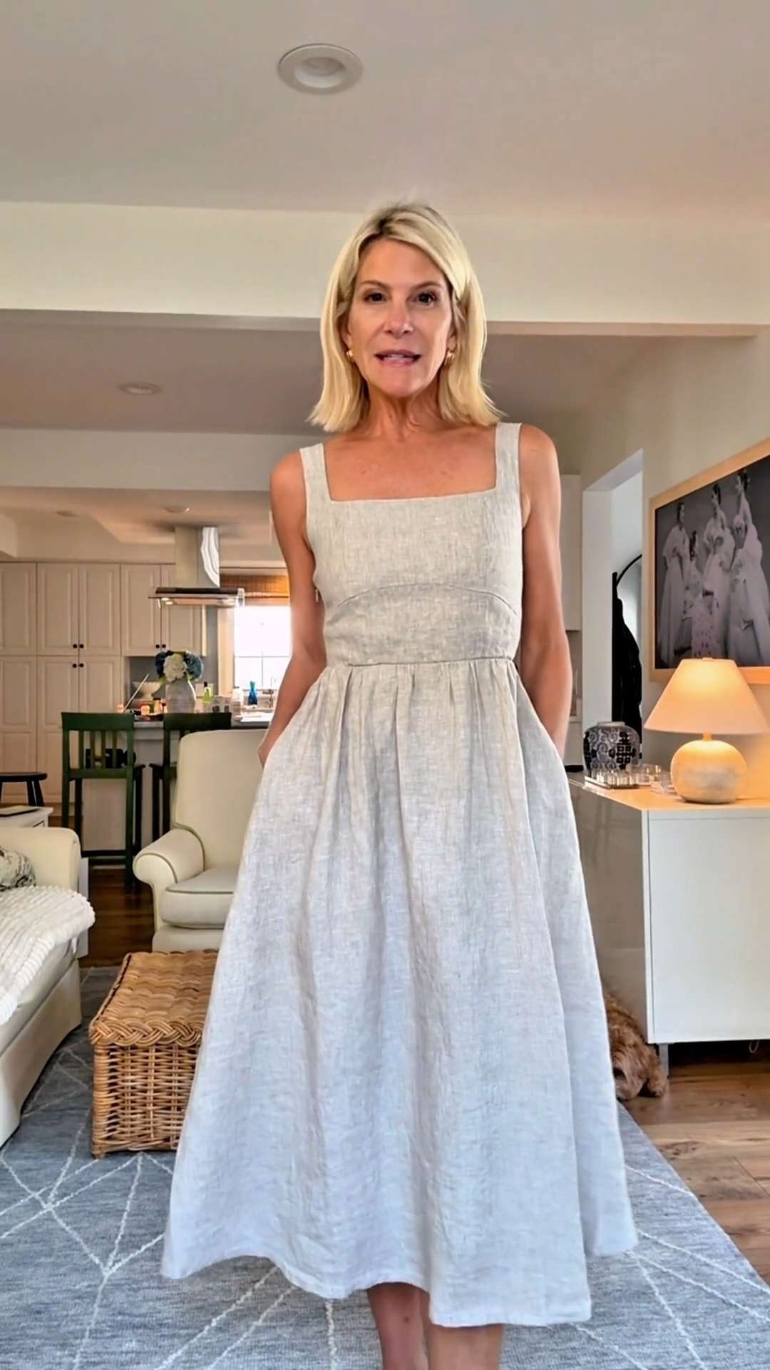The Linen Dress I’ll Wear All Summer ☀️ 

 #LTKootd #LTKSeasonal #LTKOver40