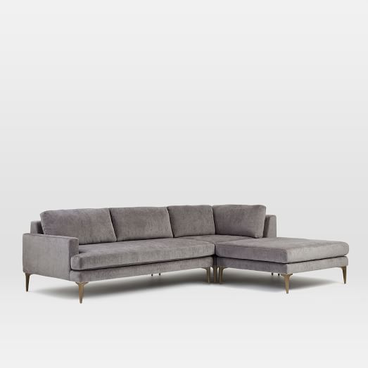 Andes 3-Piece Chaise Sectional | West Elm (US)