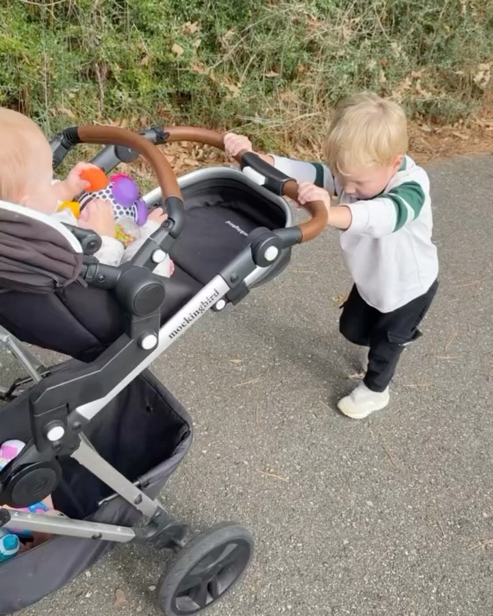 He insists on pushing her every time. 🥹
From riding solo to proudly pushing his baby sister - this season is my favorite one yet. ✨ 

Our Mockingbird Single to Double 2.0 Stroller has been along for each ride. Sleek, smooth, & easy to use. 

Shop my setup on LTK and subscribe for sale alerts 🚨 🔗


#LTKdayinmylife #LTKmomlife #LTKBaby