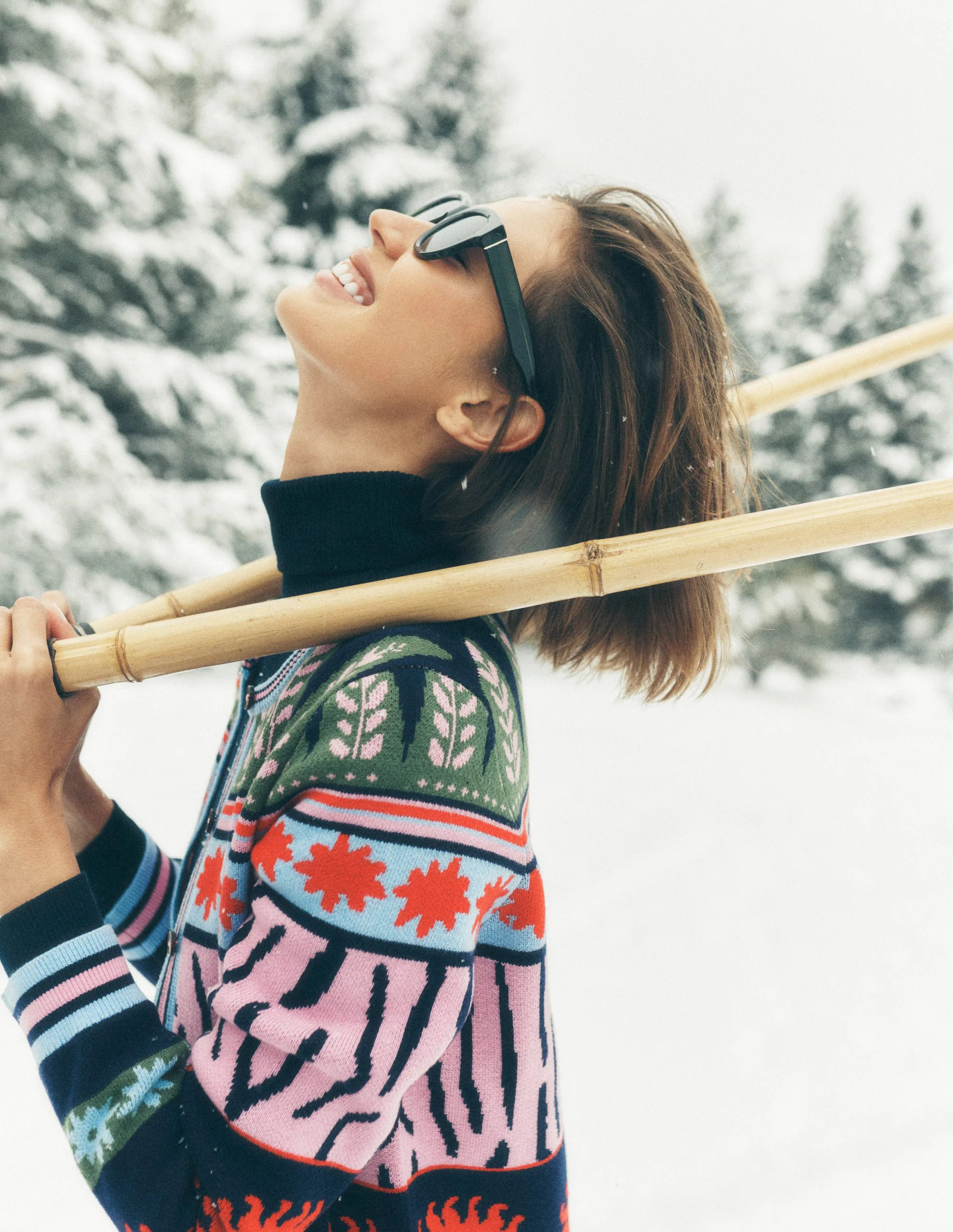 Long Jacquard Cardigan-Navy Tigers | Boden (US)