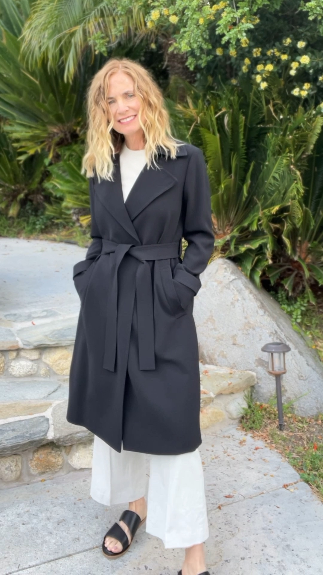 Military Faux Leather Trench Coat curated on LTK