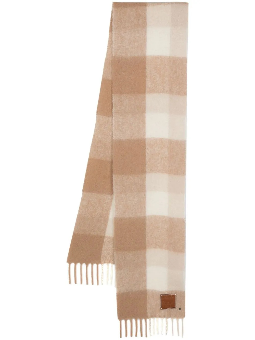Maison Kitsuné gingham-check Scarf - Farfetch | Farfetch (CN)