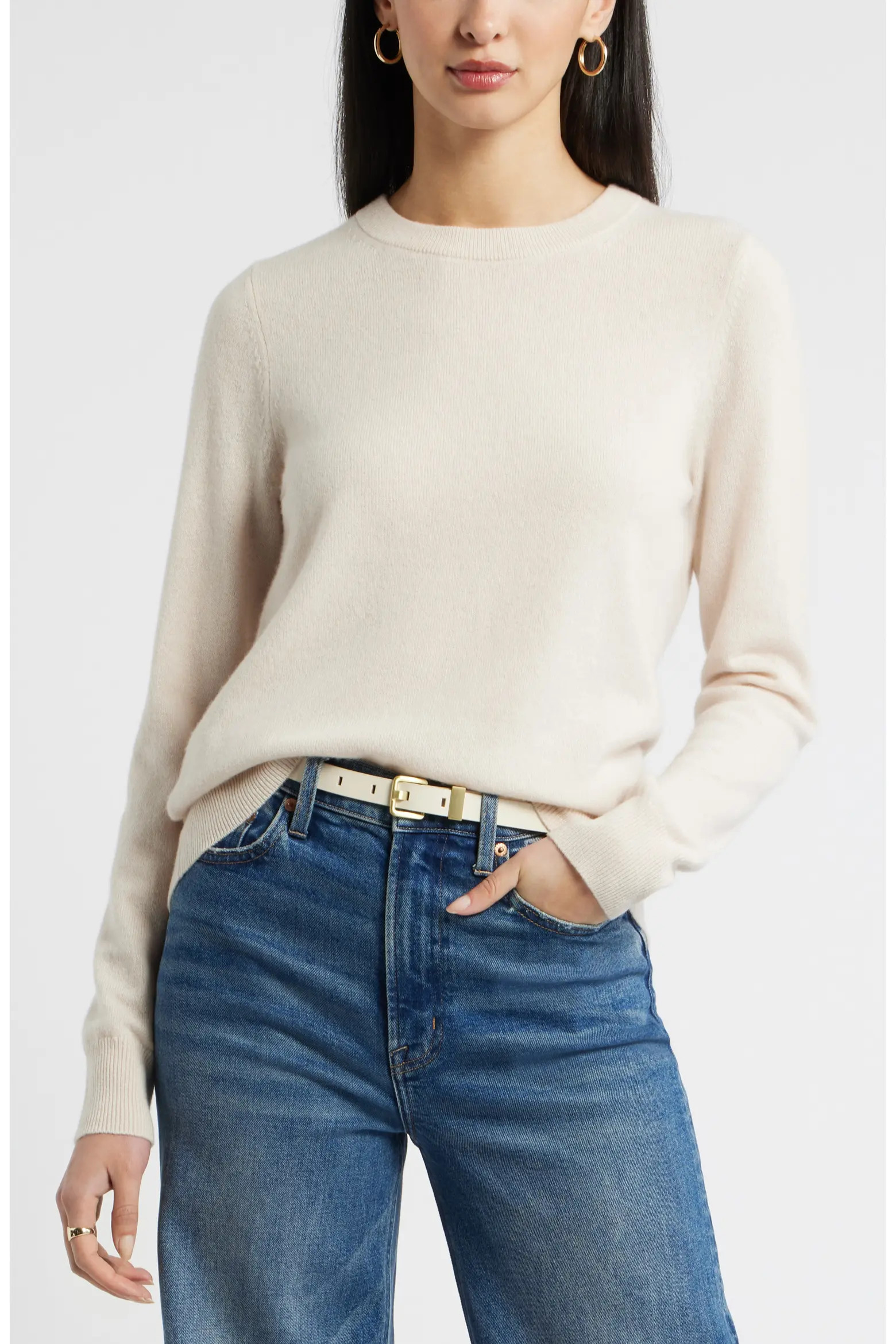 Crewneck Cashmere Sweater (Women) | Nordstrom | Nordstrom
