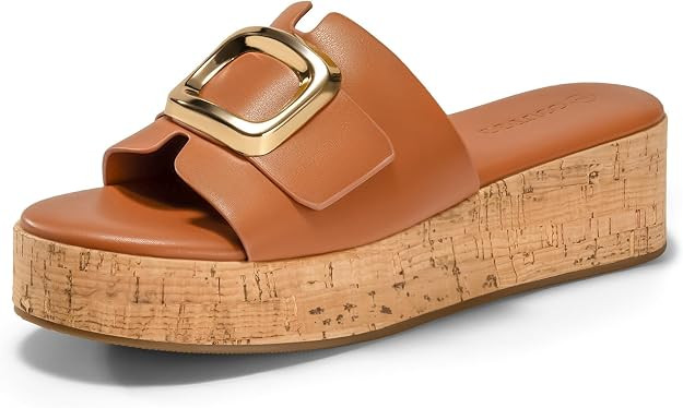Coutgo Women's Platform Slides | Amazon (US)
