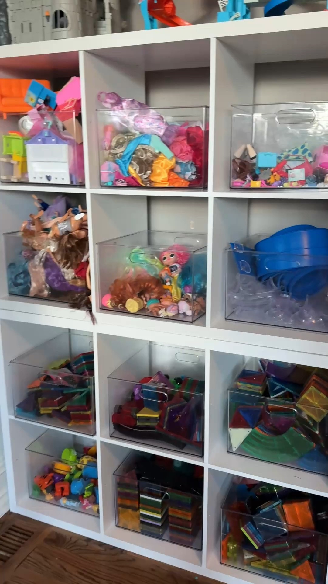 Our fav way to organize our playroom! Clear bins make it so easy to put things away.

#LTKmomlife #LTKHome #LTKKids