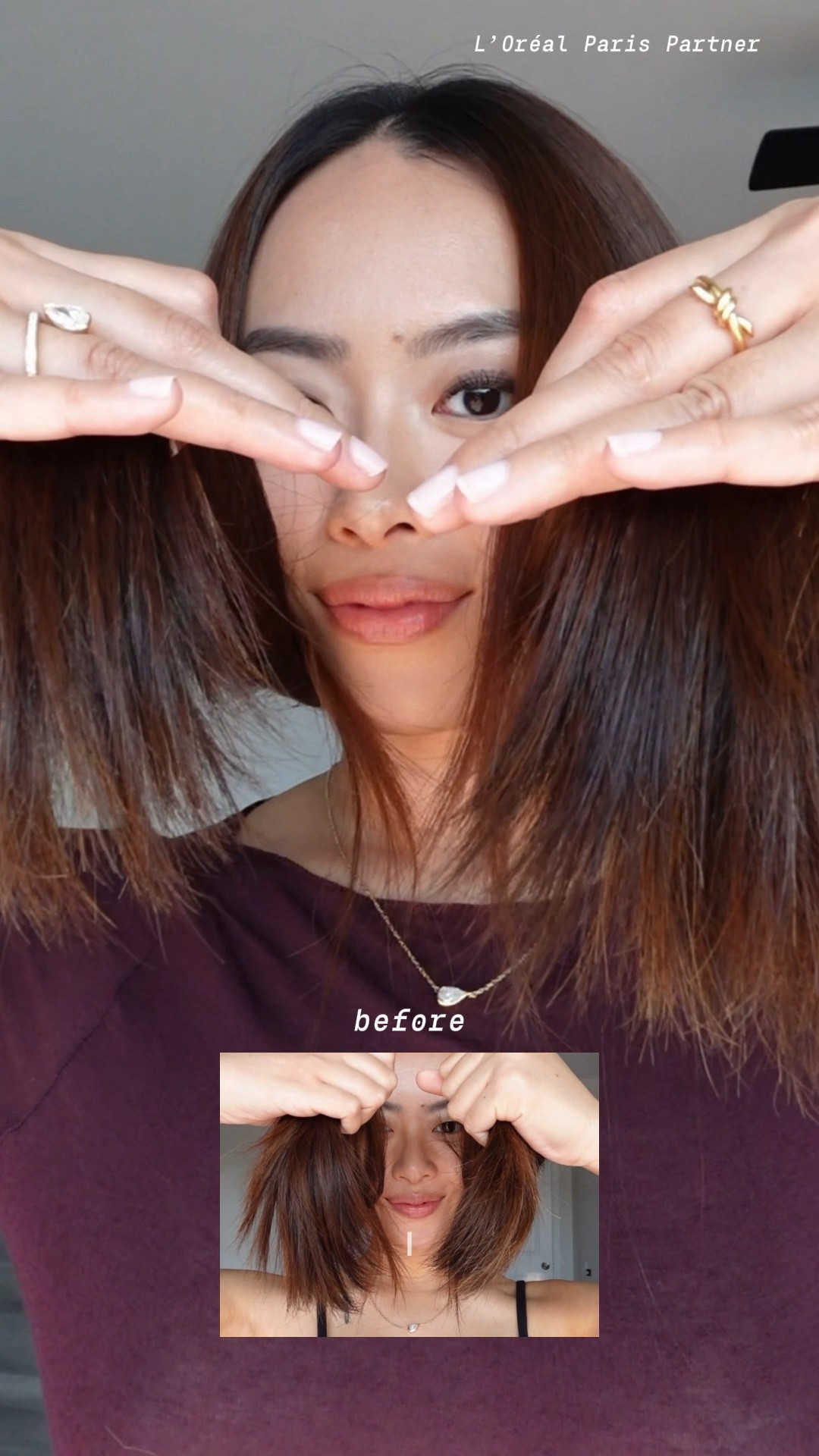 #LOrealParisPartner #ad As you know, my fine, 1A hair type despises anything heavy, but the @lorealparis new & improved EverPure Bond Repair+ line made my hair feel so lightweight, soft, and with a nice bounce to it! And the pre-wash trick kept my freshly colored hair from feeling stripped. Honestly very impressed and will happily keep this in my haircare routine 🫶🏼

#TargetPartner @target #LOrealParisHairCare #LOrealParisEverPure

#LTKBeauty #LTKgrwm #LTKselfcare