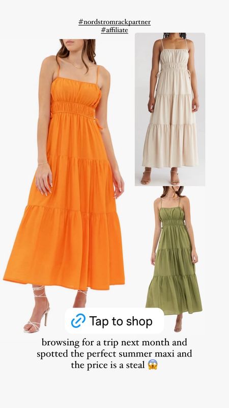 Maxi dress ruffle dress long dress sundress summer dress nordstrom rack

#LTKFindsUnder50 #LTKStyleTip #LTKFindsUnder100