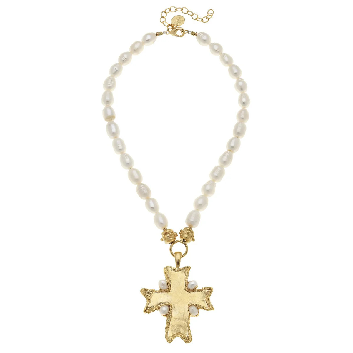 Esther Cross Pearl Necklace | Susan Shaw