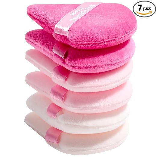 BS-MALL BS-MALL Triangle Powder Puff Face Makeup Sponge Soft Triangle Powder Puffs for Loose Powd... | Amazon (US)