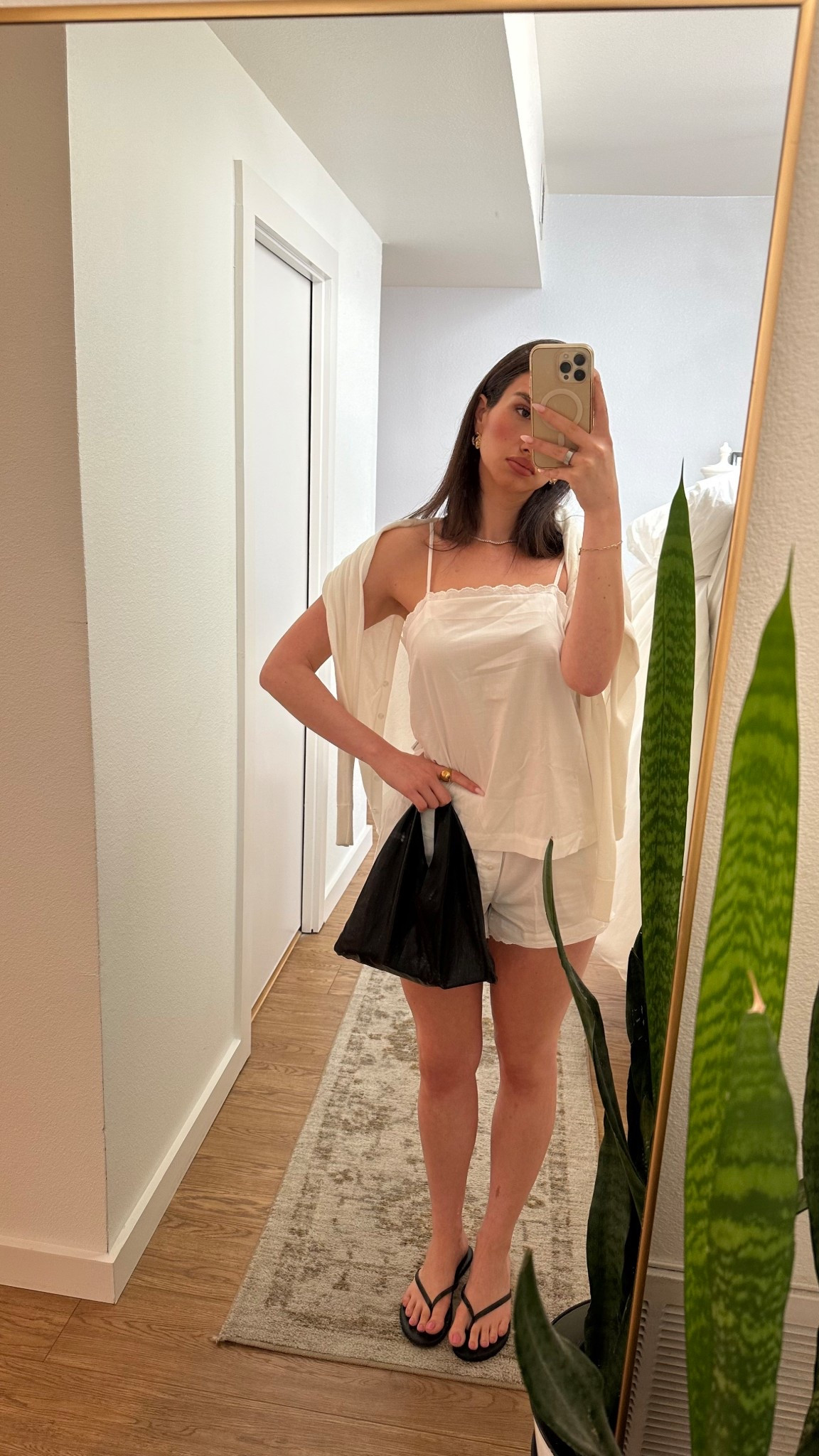 All white summer look 