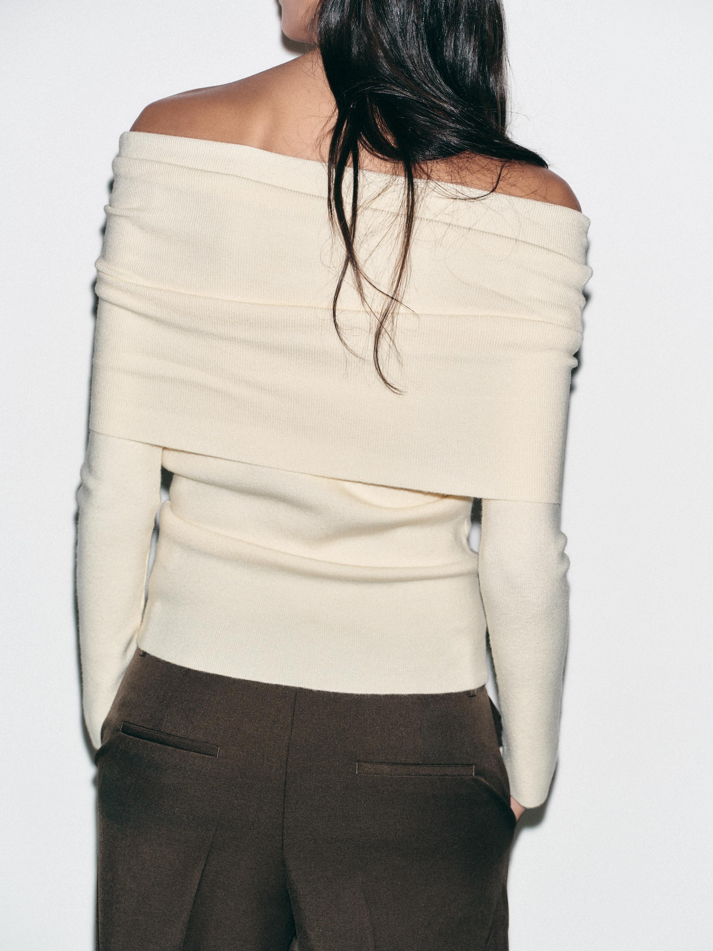RUCHED STRAPLESS KNIT TOP | Zara US