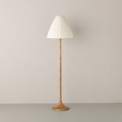 Wood Trumpeted Floor Lamp - Hearth & Hand™ with Magnolia | Target