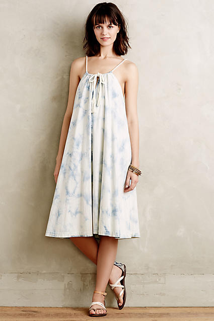 Chambray Swing Dress | Anthropologie (US)