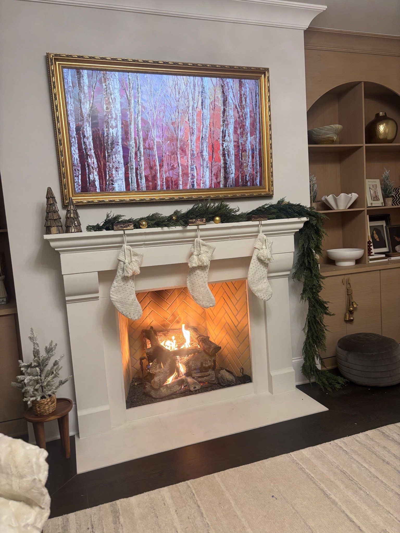 Mantel Decor
Starting to put Christmas up this weekend and my absolute FAVE garland (pre-lit but off in pic) is on SALE!!  It’s so so good.  I have two strung together here 

#LTKHoliday #LTKCyberWeek #LTKHome