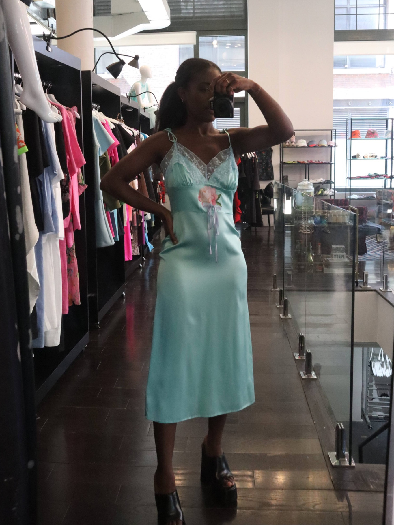 This Cynthia Rowley slip dress is the perfect piece to juxtapose a combat boot for that feminine grunge look! You can even add a light turtleneck or baby tee under it for a more transitional style outfit.

#LTKsalealert #LTKstyletip #LTKSeasonal