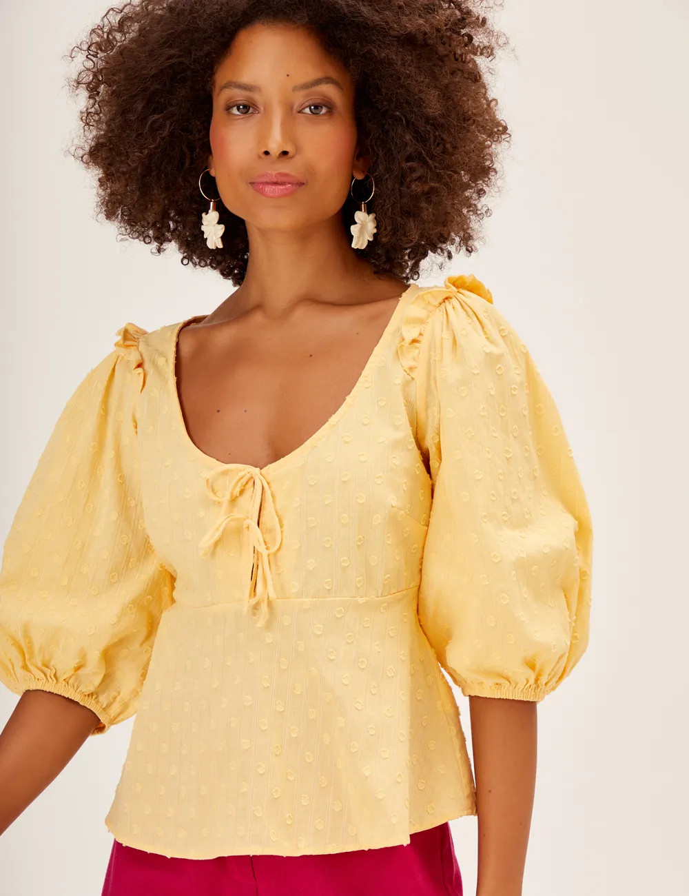 Blusa Ombro Babado | OffPremium (BR)